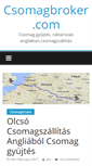 Mobile Screenshot of csomagbroker.com